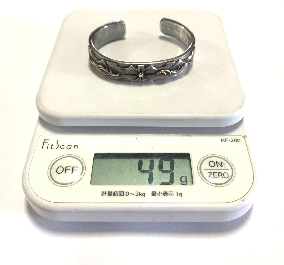 ★年末セール★ BIG HAND（シルバー・18K）ハンドメイド バングル