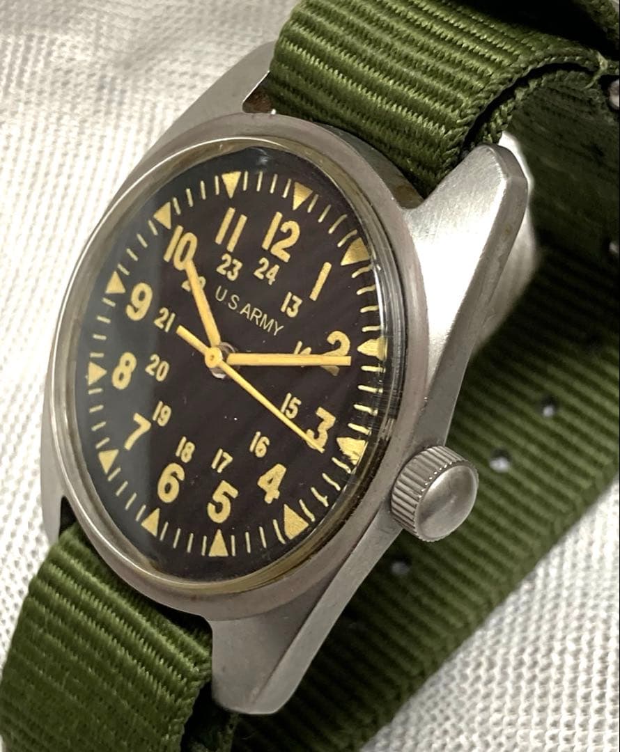 ダ*ル様 軍用腕時計 自動巻き US ARMY【ベトナム戦争】