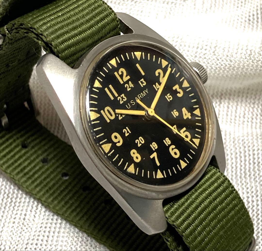ダ*ル様 軍用腕時計 自動巻き US ARMY【ベトナム戦争】