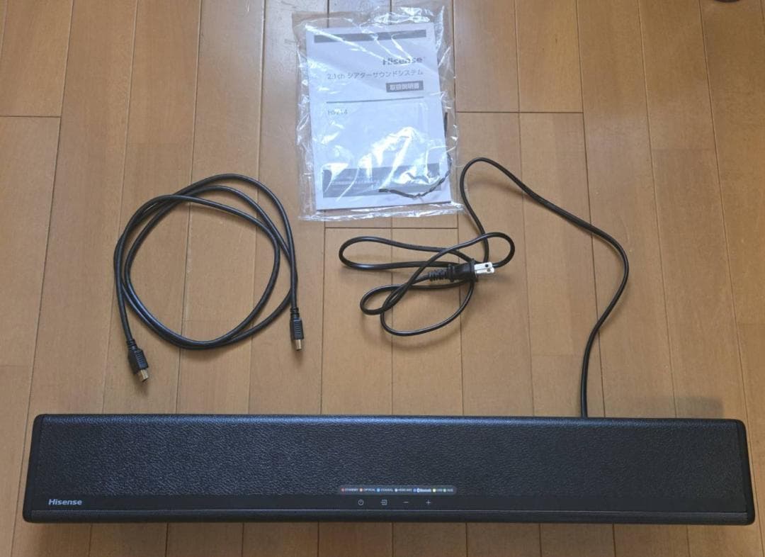 【ほぼ未使用】ハイセンス サウンドバー HS214