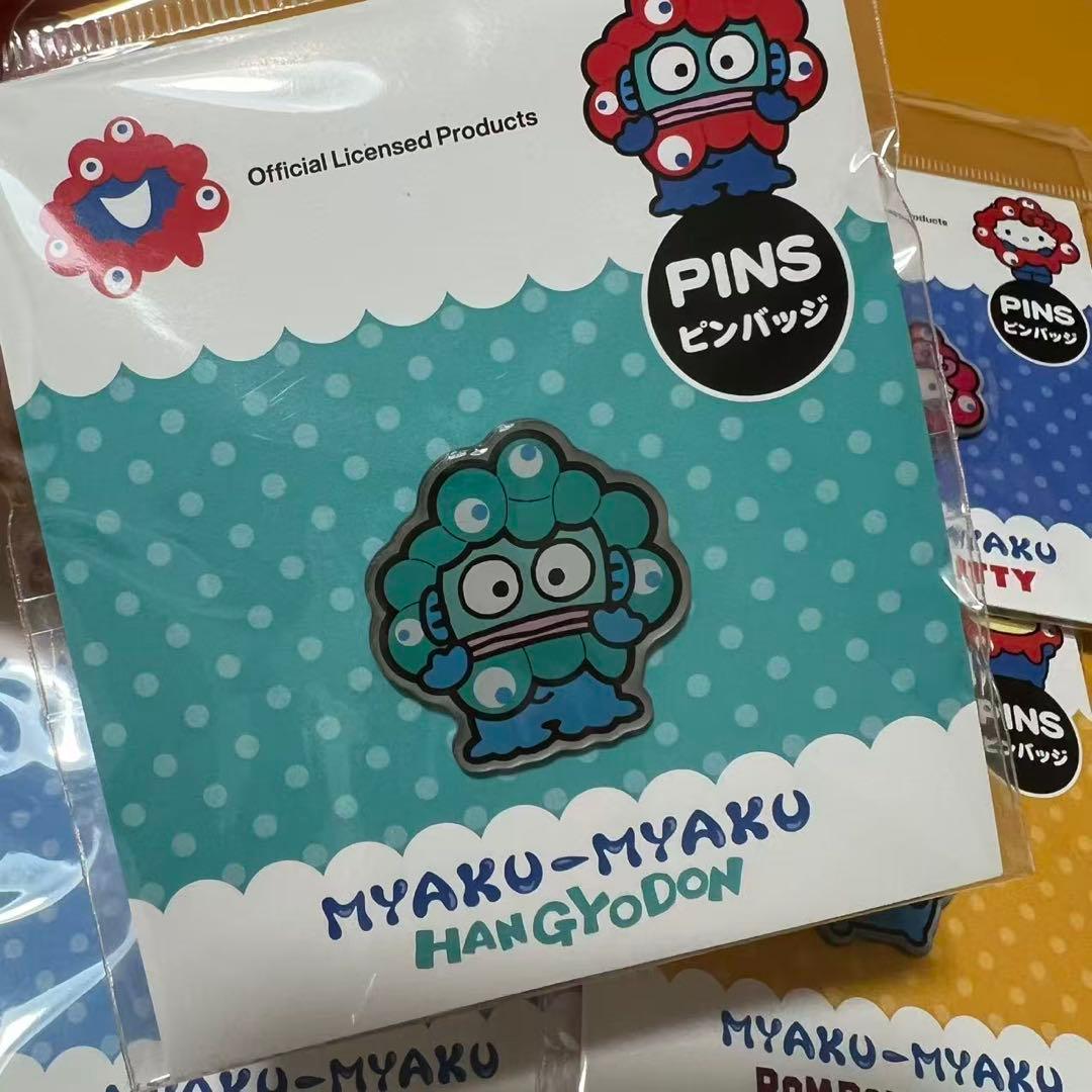 万博　サンリオ　ミャクミャク　ピンバッチ　5種類