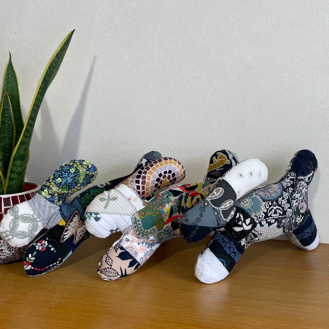 ミナペルホネン ハンドメイド ⭐️wolf＆flower run3 Ver.③