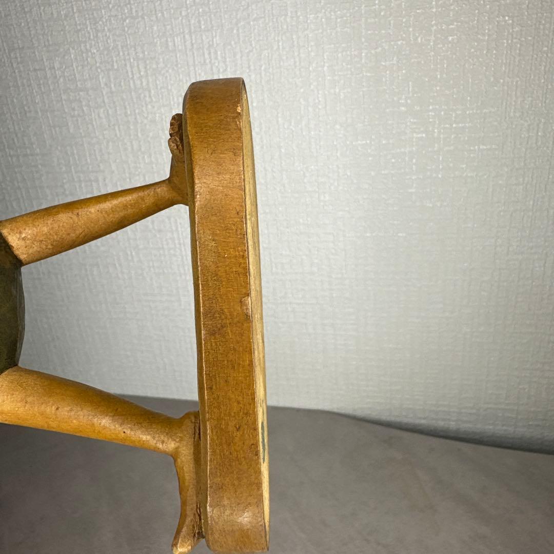 アンリ（ANRI）の木彫り人形「ハッピー・チルドレン」シリーズ約25cm