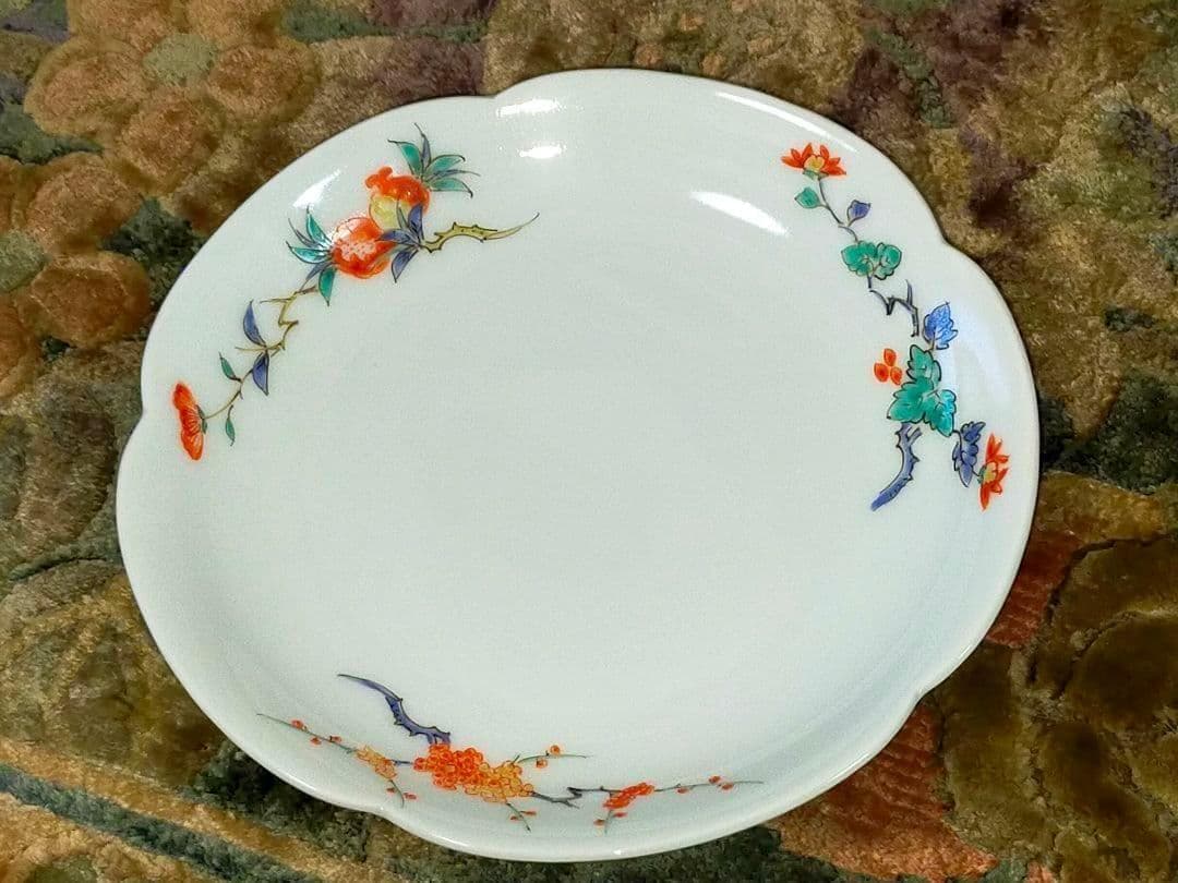 ♥未使用♥　人間国宝　♥　13代　♥　酒井田柿右衛門　♥　皿　５枚　共箱付き