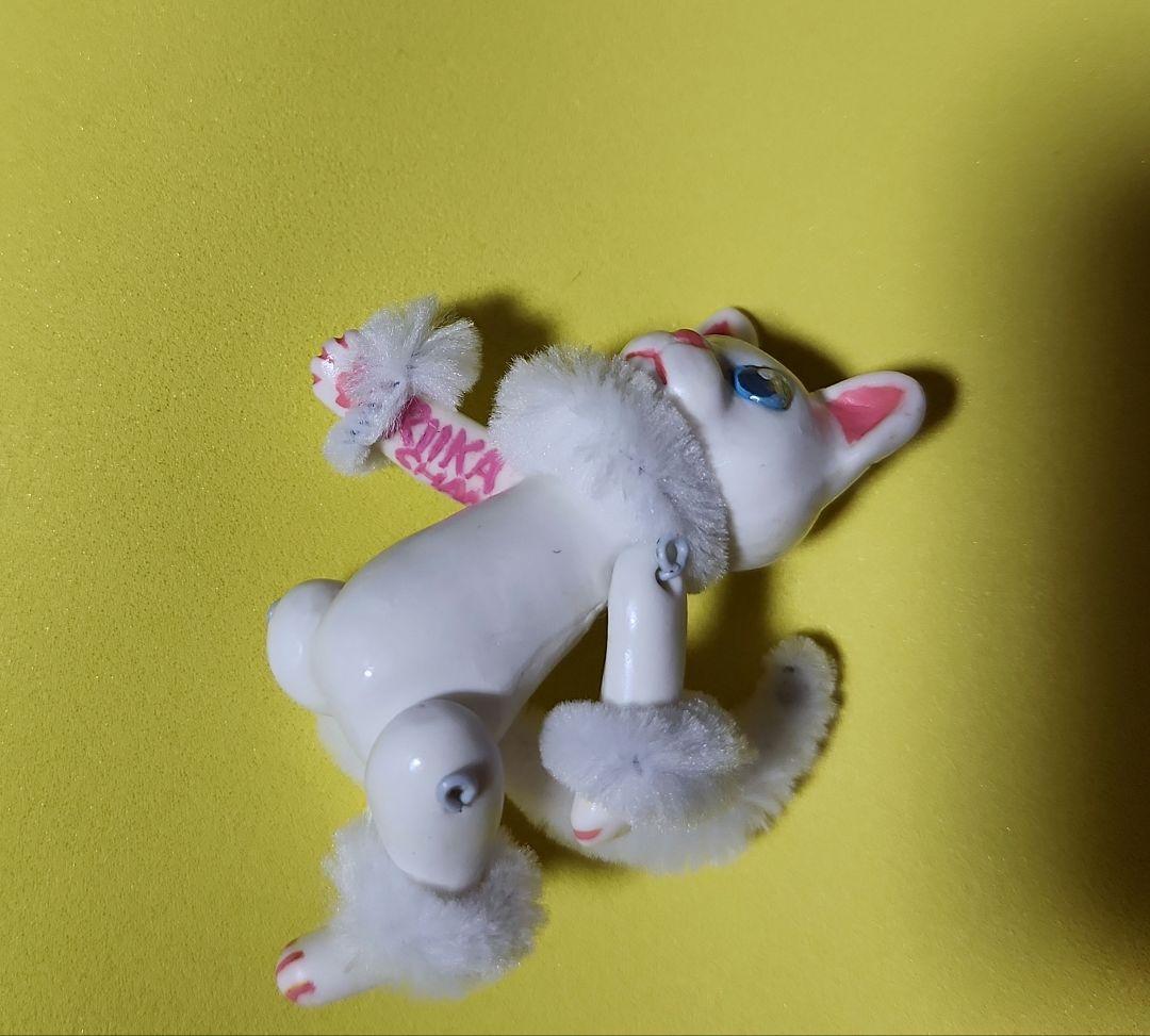 ビスクドール風猫ちゃん人形　ハンドメイド　白猫　ミニョネット　ミニチュア　ドール
