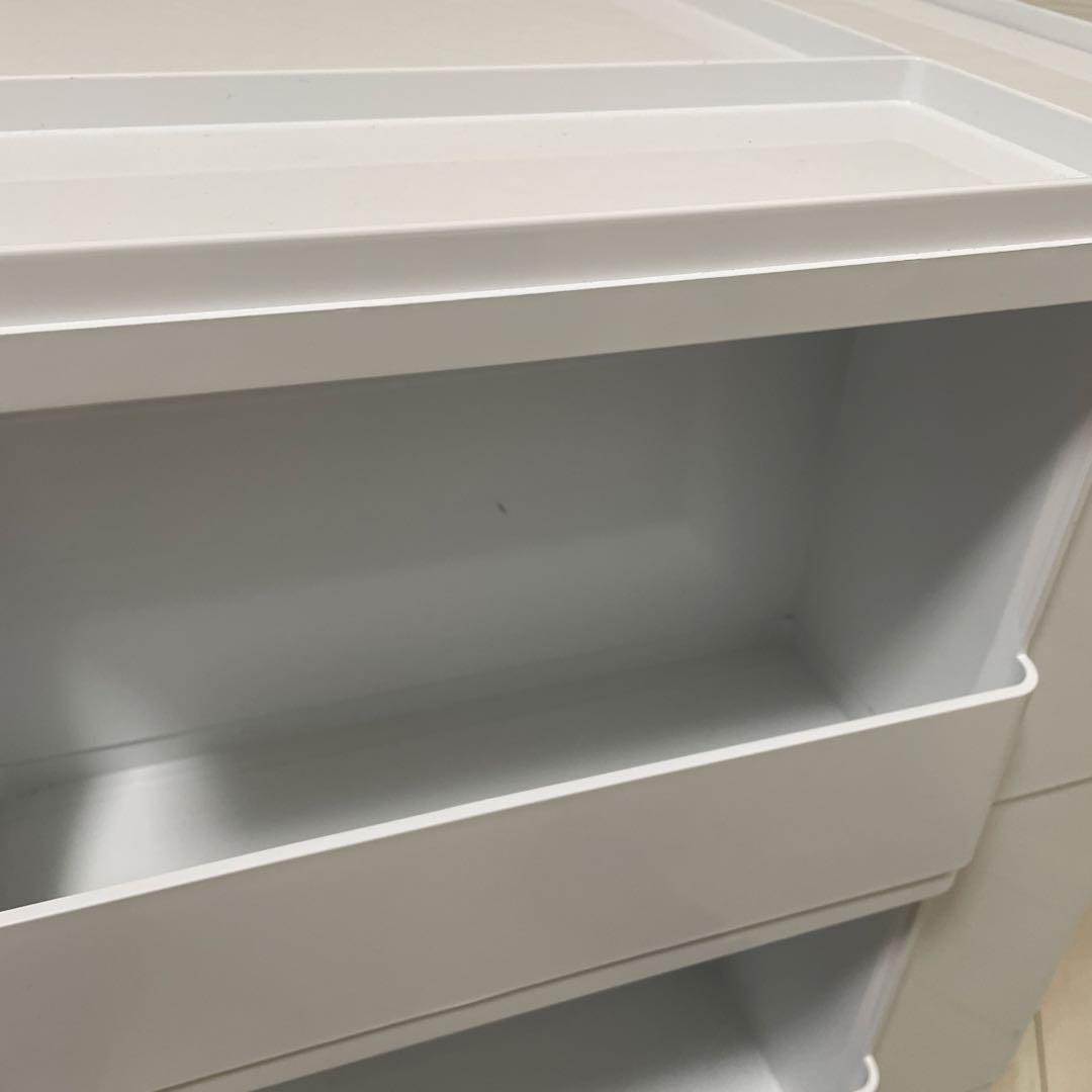 【美品】BOBY WAGON ボビーワゴン 3段5トレイ WHITE