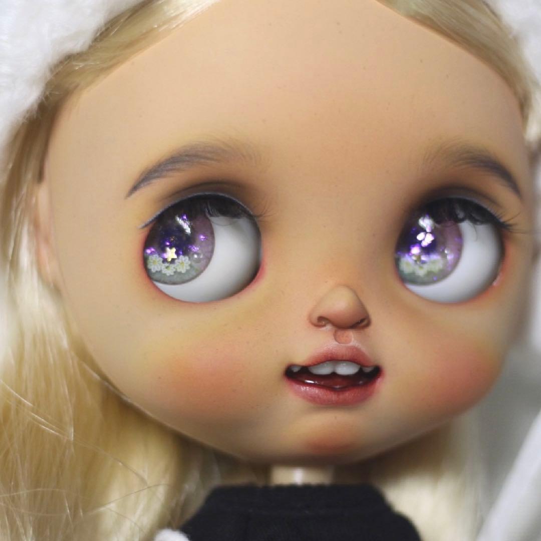 カスタムブライス 日焼け肌 タン 作家様 人形 フルセット カスタムドール 笑顔