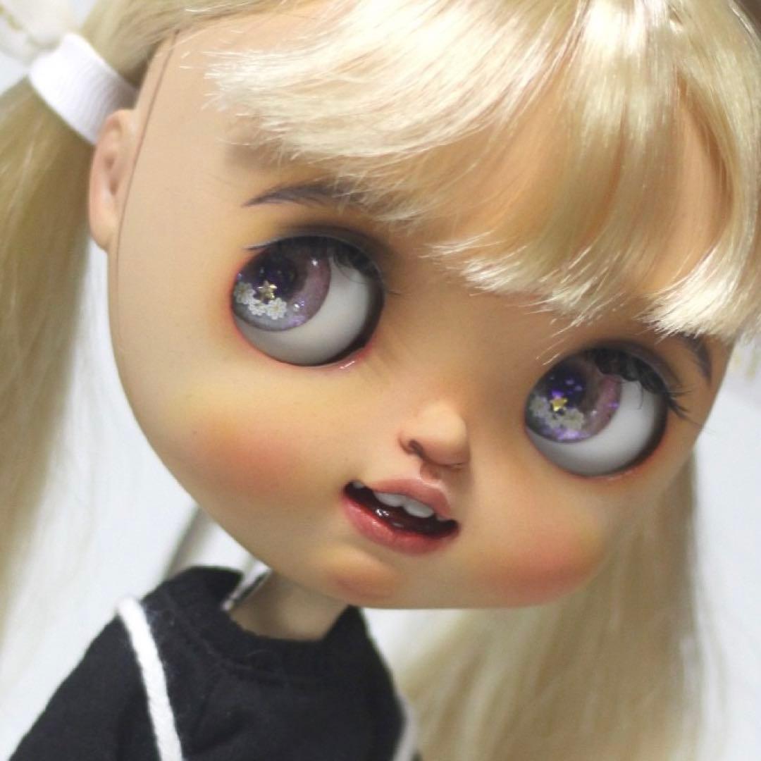 カスタムブライス 日焼け肌 タン 作家様 人形 フルセット カスタムドール 笑顔