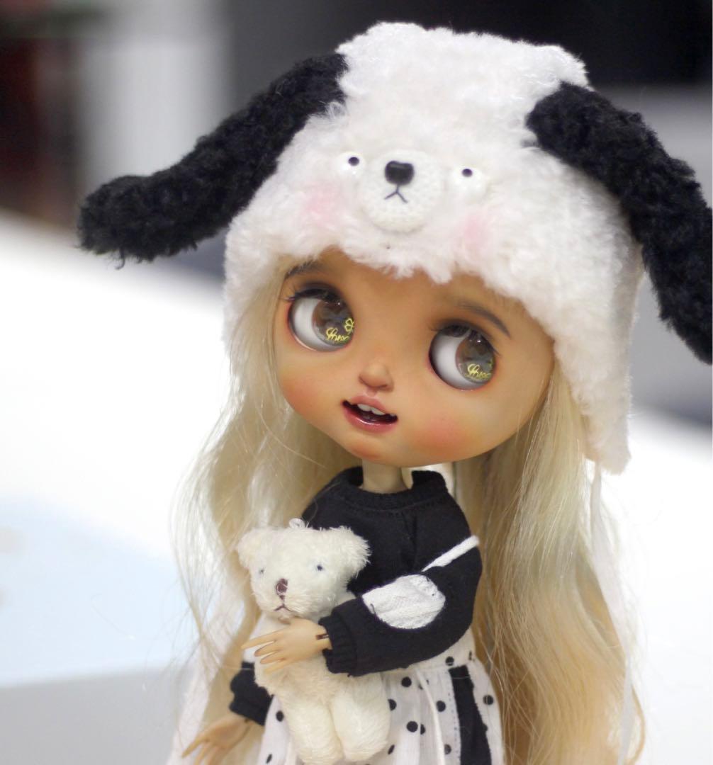 カスタムブライス 日焼け肌 タン 作家様 人形 フルセット カスタムドール 笑顔