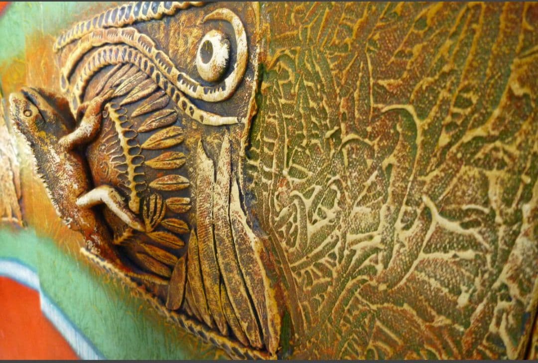 真作 南米ギャラリー展 アーテスト作家 在銘 erolzof?直筆サイン