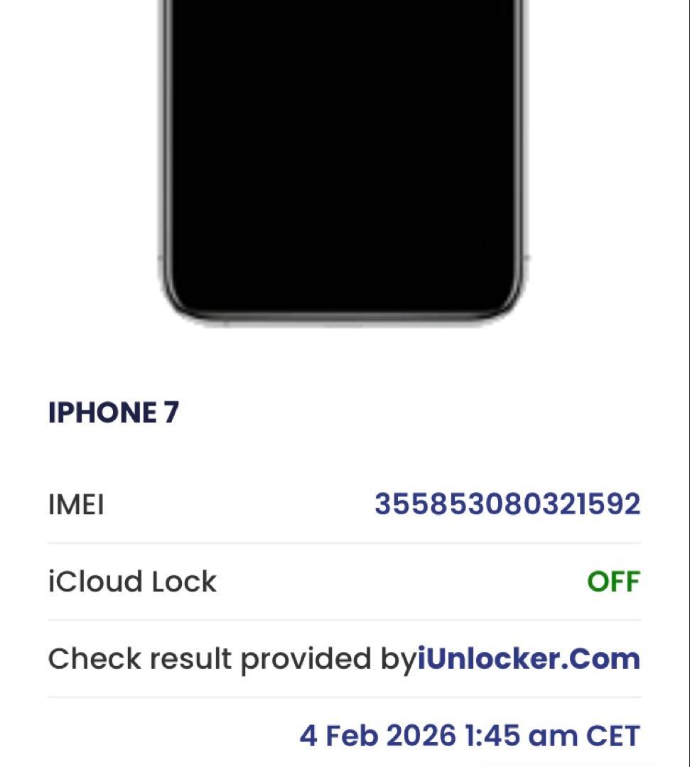 【新品バッテリー交換済】iPhone7 128GB ブラック docomo