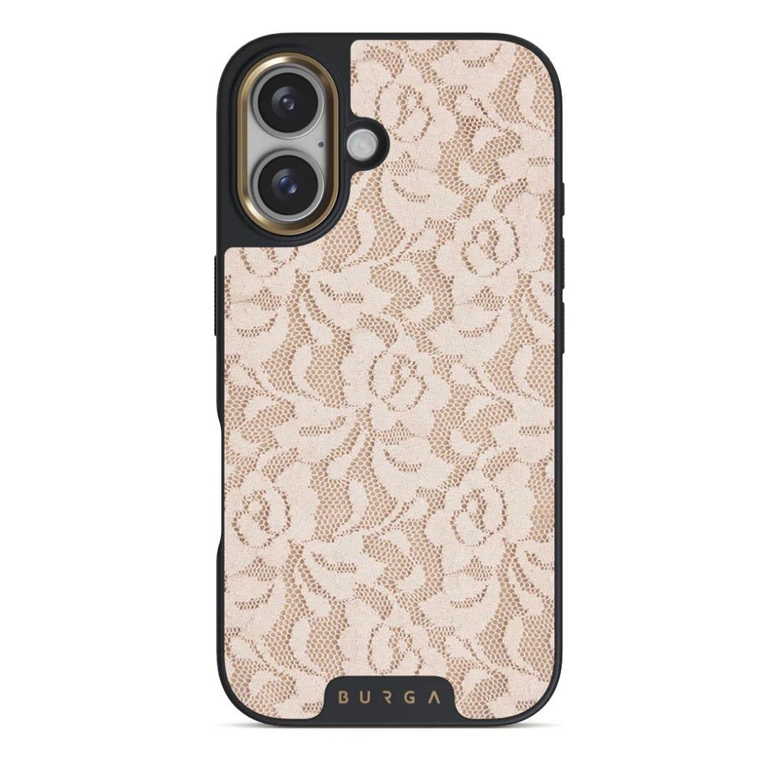 BURGA iPhone16 ケース　レース柄　新品