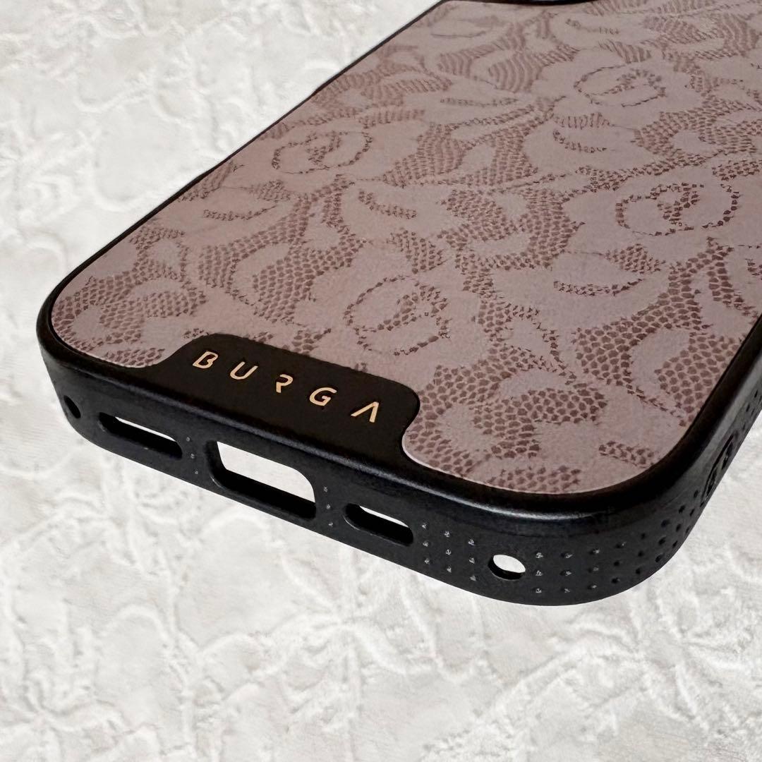 BURGA iPhone16 ケース　レース柄　新品