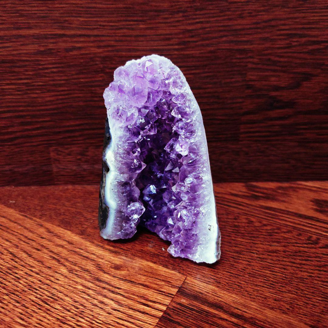 天然石高級品ウルグアイ産 サークルジオード アメジストドーム