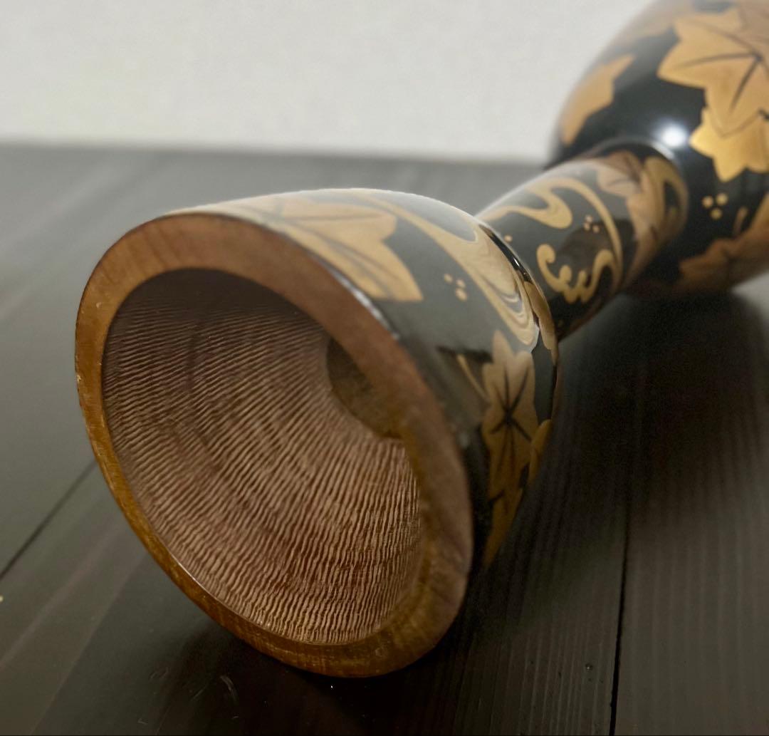 竜田川蒔絵　小鼓　胴