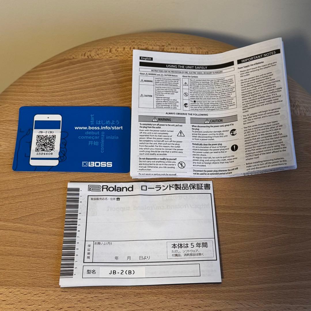 BOSS Angry D JB-2 ほぼ未使用