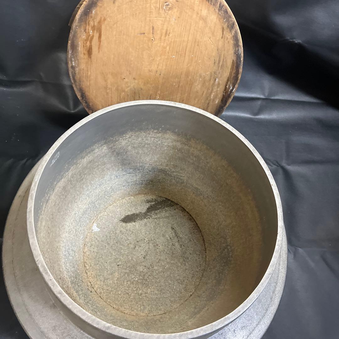 昭和レトロ　羽釜　はがま　かまど　蓋付き　30cm