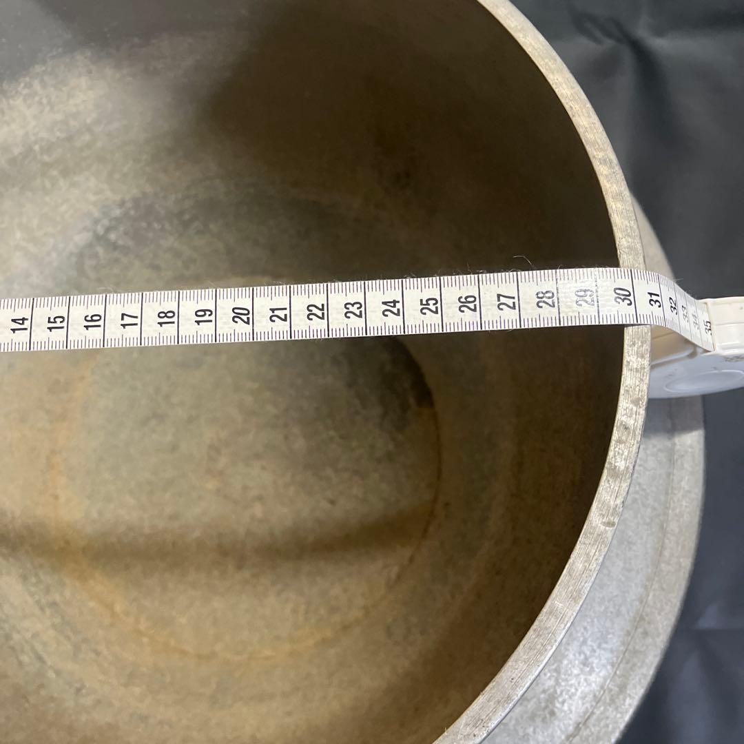 昭和レトロ　羽釜　はがま　かまど　蓋付き　30cm