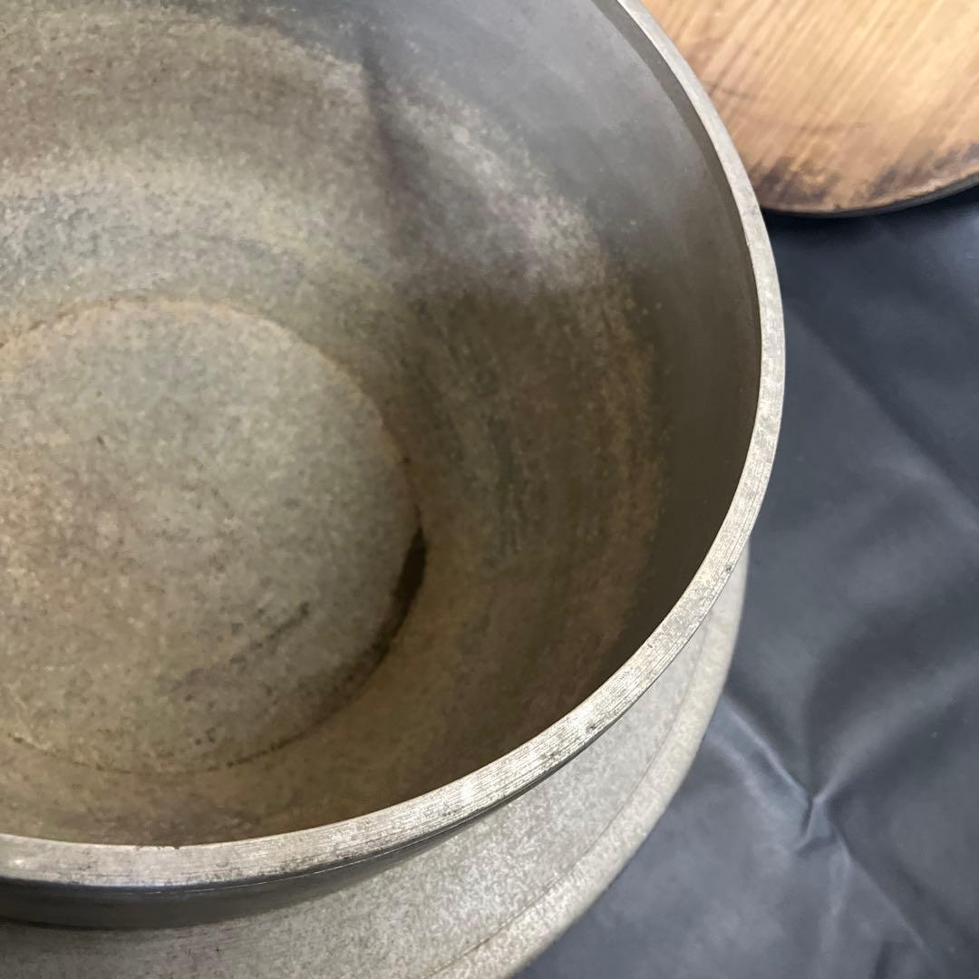 昭和レトロ　羽釜　はがま　かまど　蓋付き　30cm