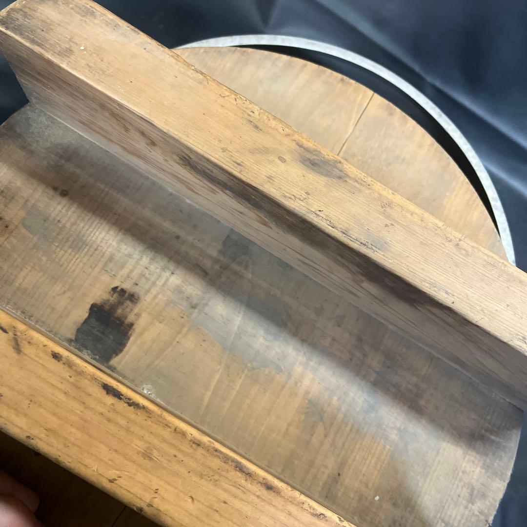 昭和レトロ　羽釜　はがま　かまど　蓋付き　30cm