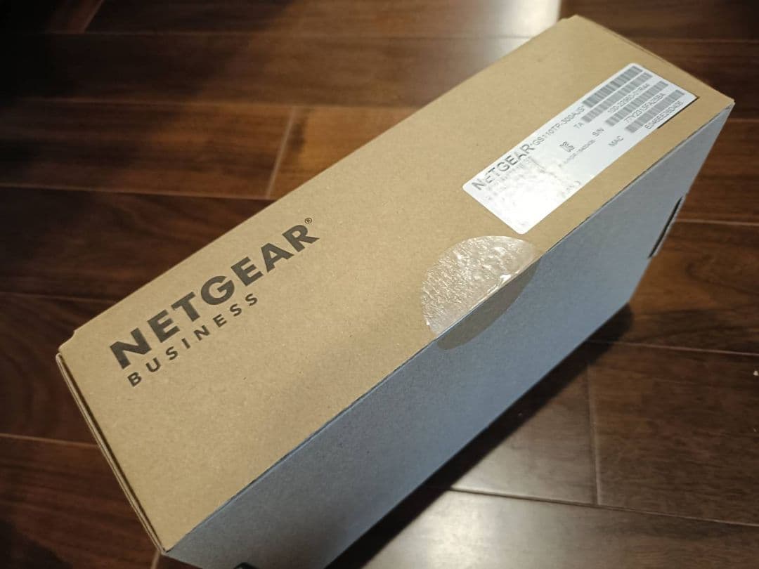 【未開封】ネットギア8ポート SFPx2 PoE+ GS110TP-300AJS