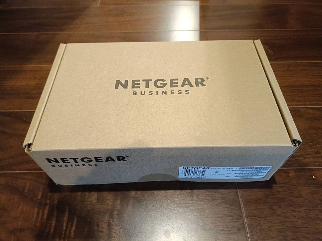 【未開封】ネットギア8ポート SFPx2 PoE+ GS110TP-300AJS