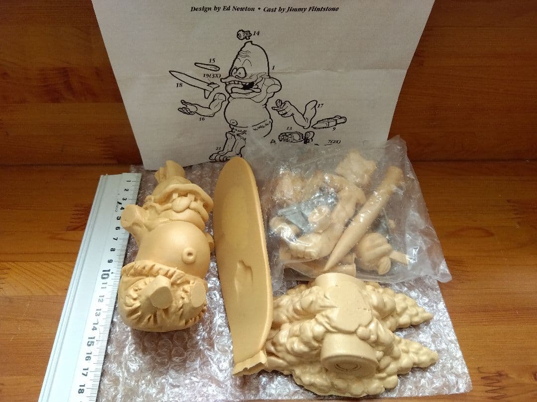 ●エドニュートン ガレージキット ホットロッド エド・ロス 1/12 フィギュア