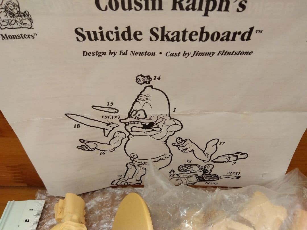 ●エドニュートン ガレージキット ホットロッド エド・ロス 1/12 フィギュア