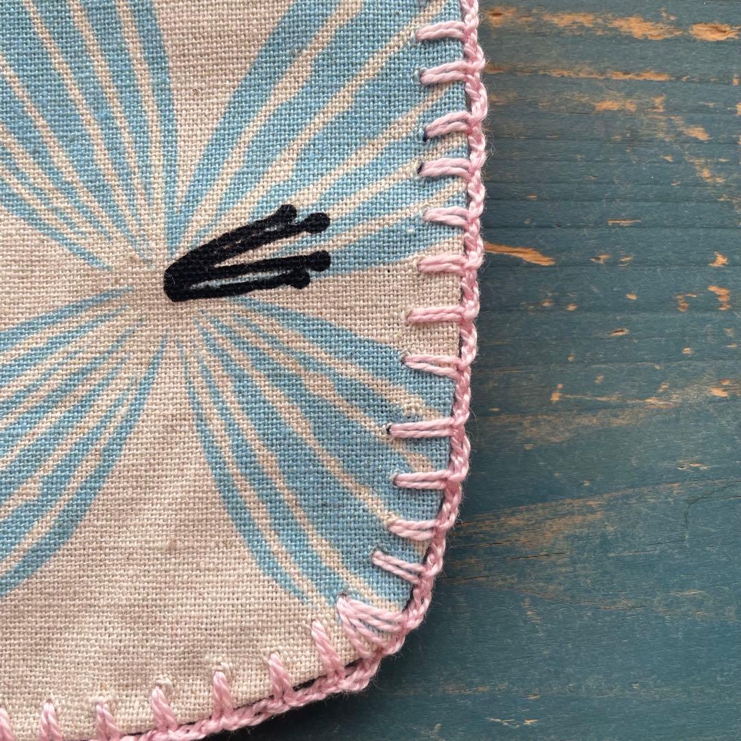 【 La Renaissance 】京町レトロ 硝子×会津木綿 刺繍祈りのセット