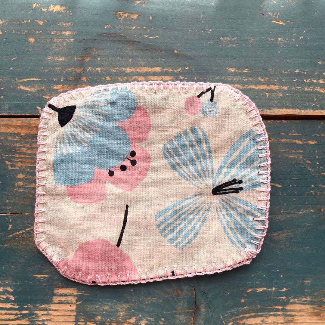 【 La Renaissance 】京町レトロ 硝子×会津木綿 刺繍祈りのセット