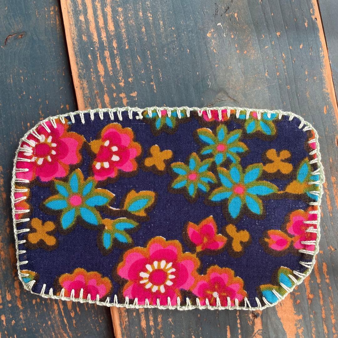 【 La Renaissance 】京町レトロ 硝子×会津木綿 刺繍祈りのセット