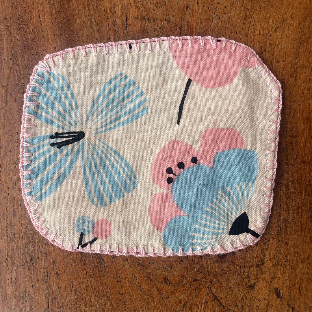 【 La Renaissance 】京町レトロ 硝子×会津木綿 刺繍祈りのセット