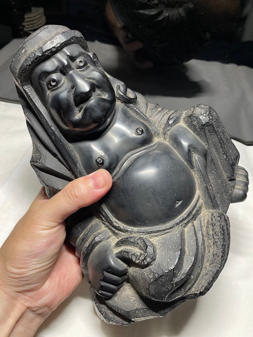 達摩。木仏像。木佛。昭和時代。古美術。骨董品。舊家蔵出し。希少品