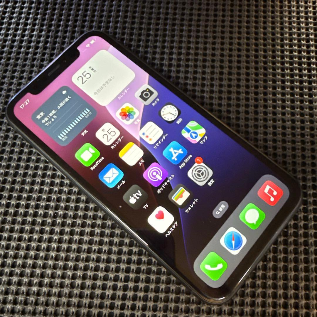 iPhone XR 64GB ブラック SIMフリー バッテリー最大容量87%