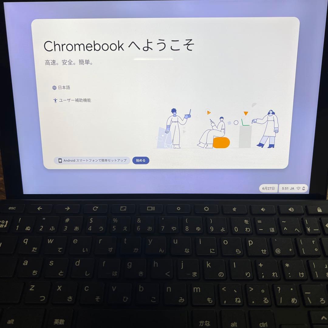 Chromebook本体 ASUS Chromebook CM3000DV