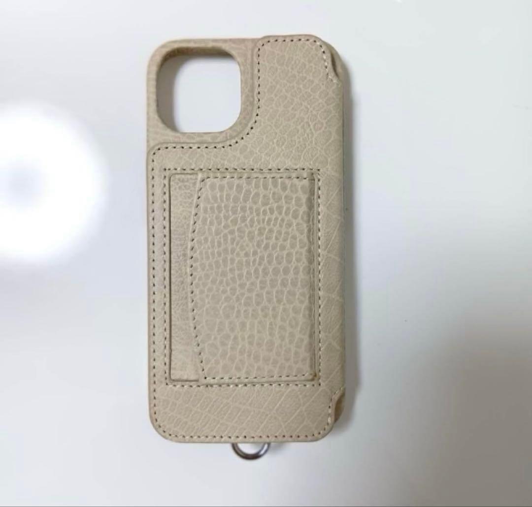 【iPhone14】新品DEMIUデミュウストラップ付きiPhoneケース