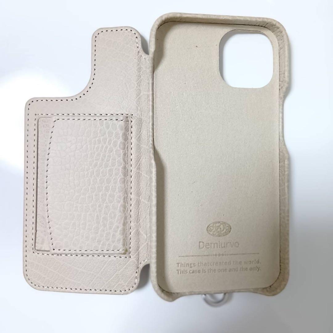 【iPhone14】新品DEMIUデミュウストラップ付きiPhoneケース
