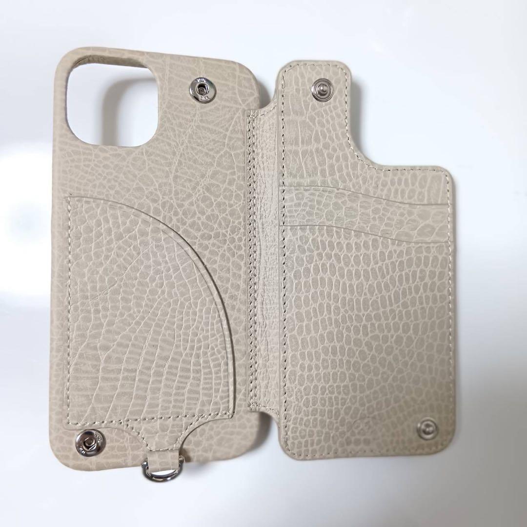 【iPhone14】新品DEMIUデミュウストラップ付きiPhoneケース