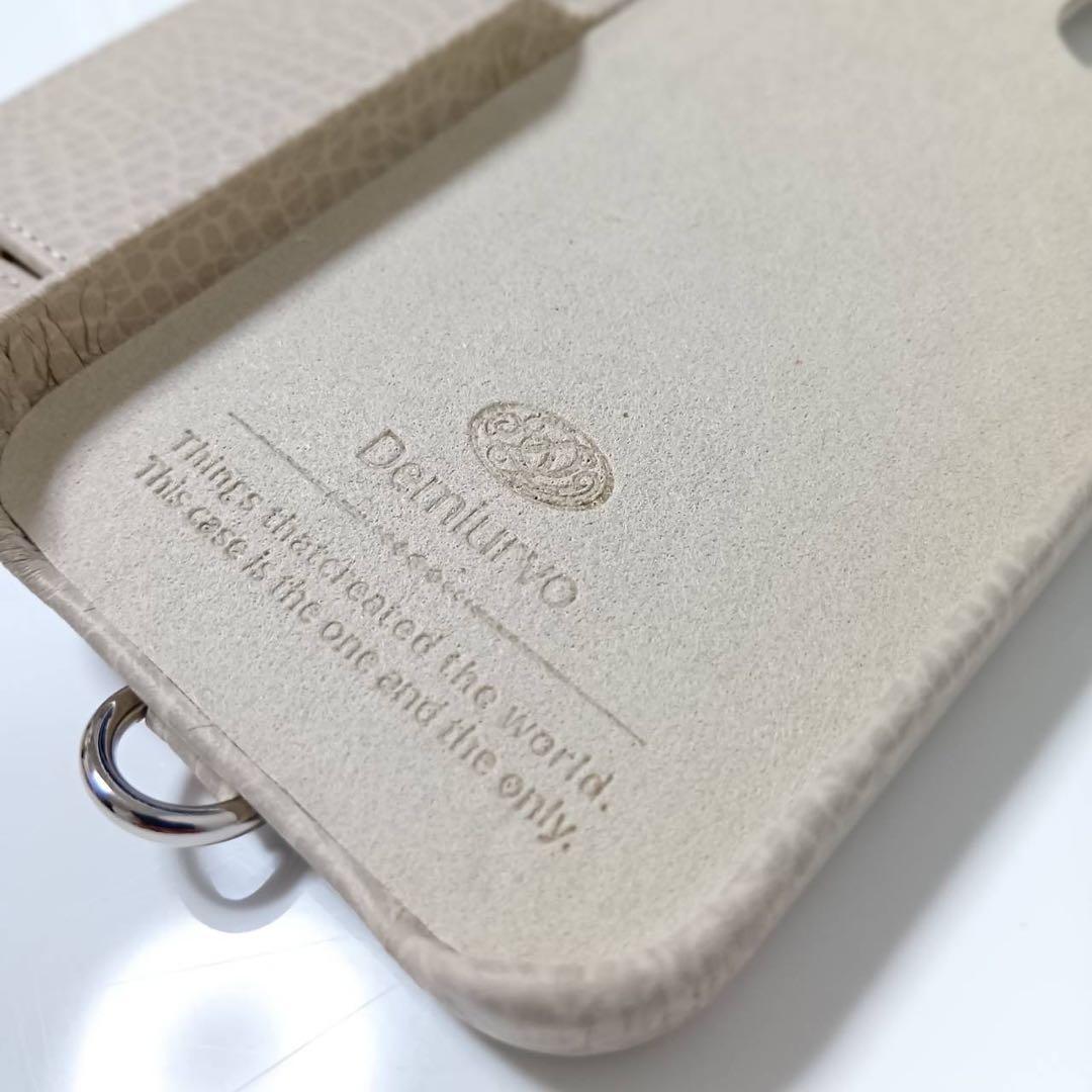 【iPhone14】新品DEMIUデミュウストラップ付きiPhoneケース