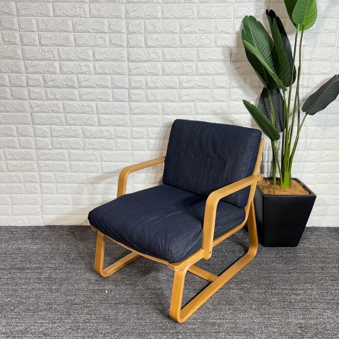 無印良品 リビングでもダイニングでもつかえるソファチェア 椅子 チェア C082