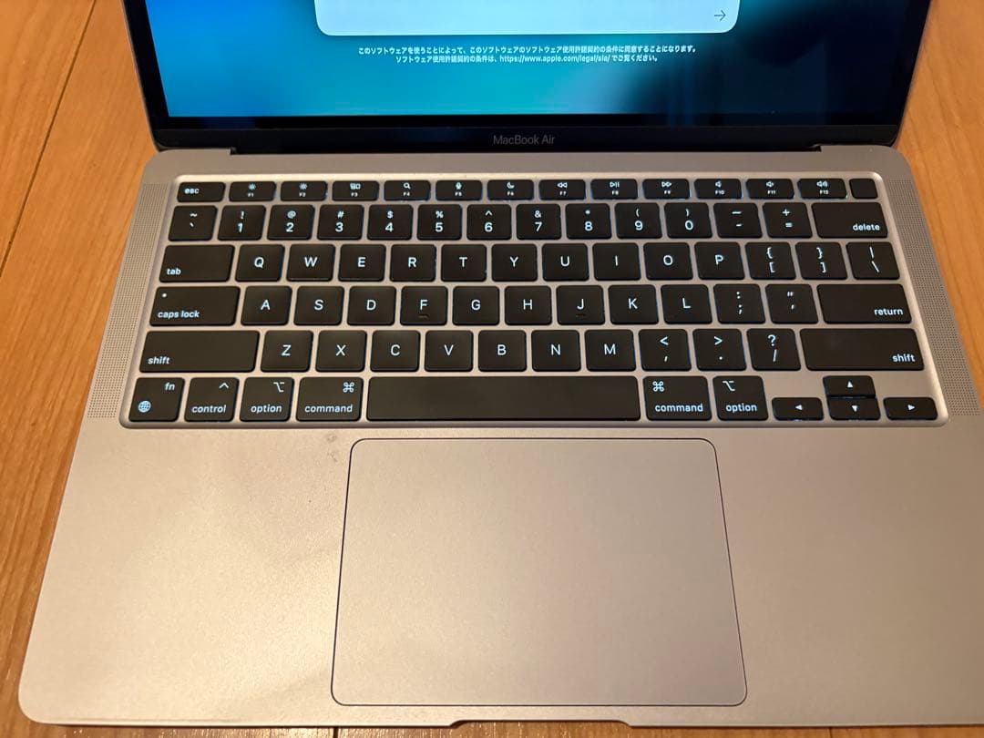 M1 MacBook air 16GBメモリ 512GBディスクUSキーボード