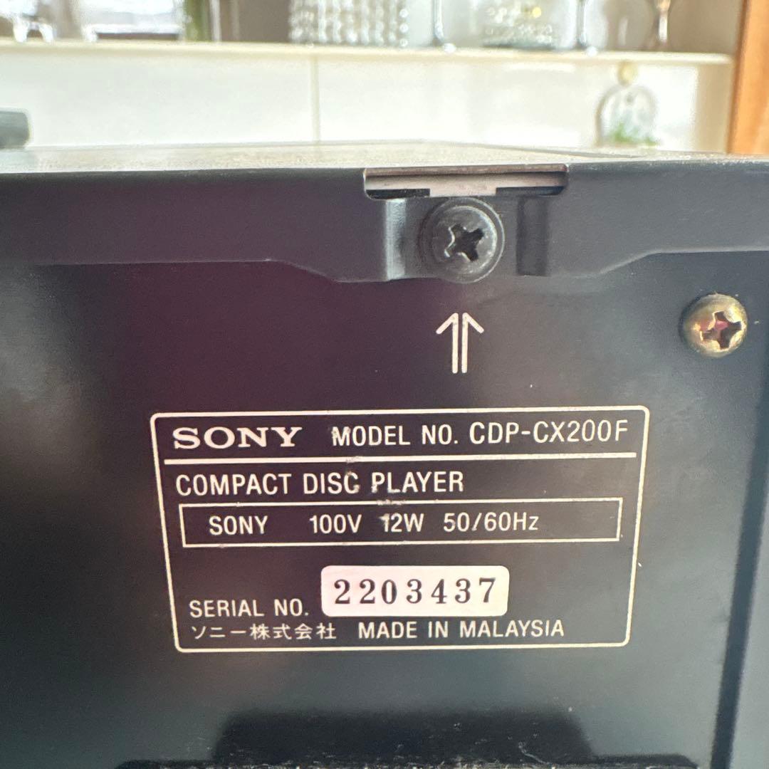 SONY CDP-CX200F CDプレーヤー