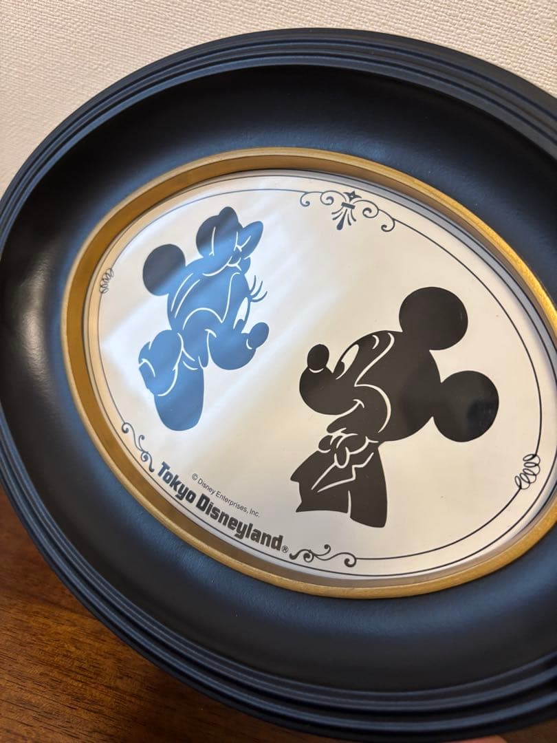 ☆ディズニー　ミッキー　ミニー　シルエット　フレーム　スタジオ 切り絵 影絵