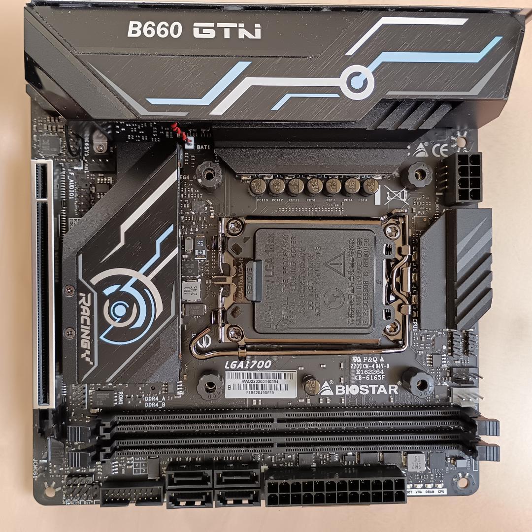 BIOSTAR B660GTN Mini ITX マザーボード　ジャンク扱い