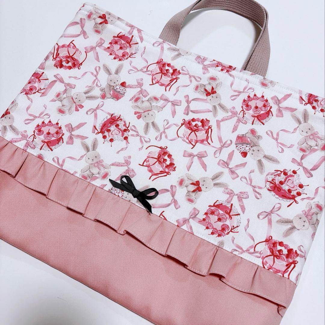 No.437＊入学入園＊手提げバッグ＊レッスンバッグ＊お稽古バッグ＊ハンドメイド