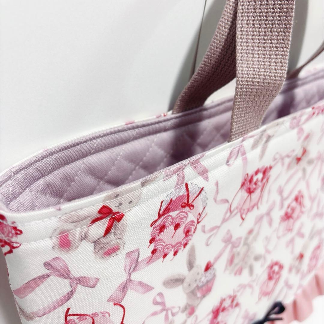 No.437＊入学入園＊手提げバッグ＊レッスンバッグ＊お稽古バッグ＊ハンドメイド