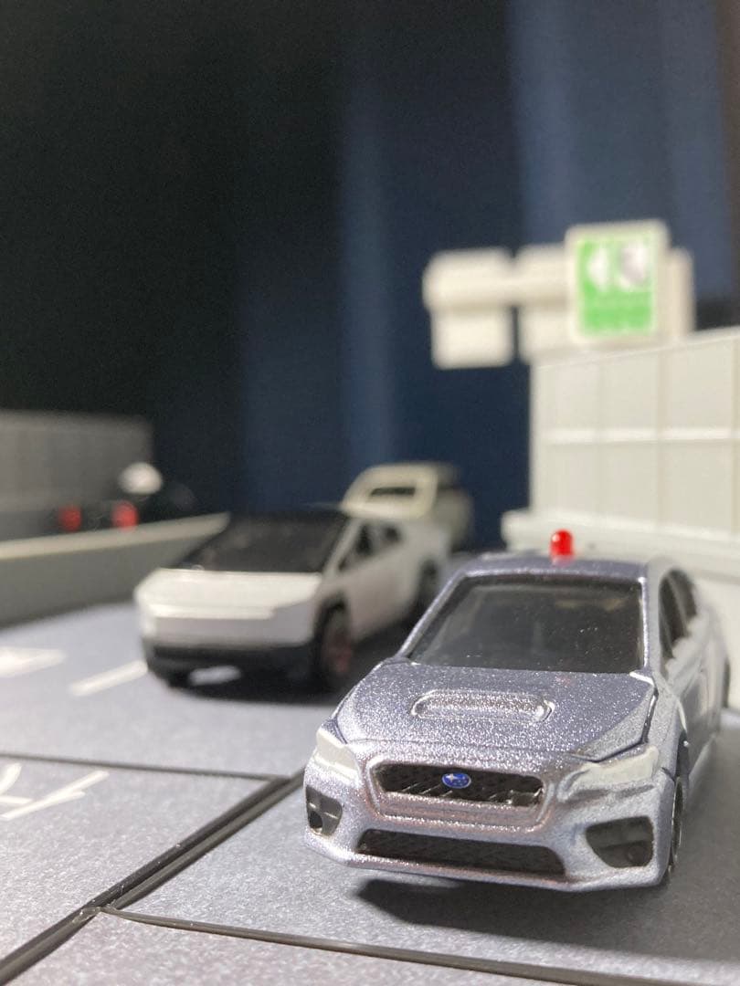 1:64 ミニカージオラマ 高速道路 非常駐車帯アソートセット【4点セット】