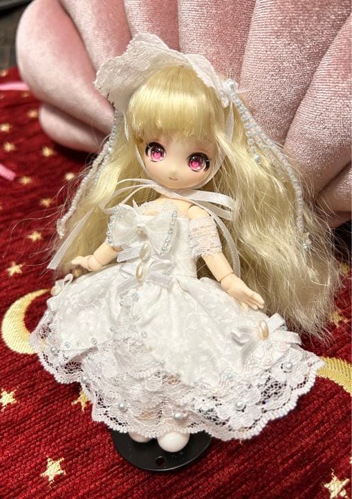 オビツ11アウトフィット　ウェディング風ドレス