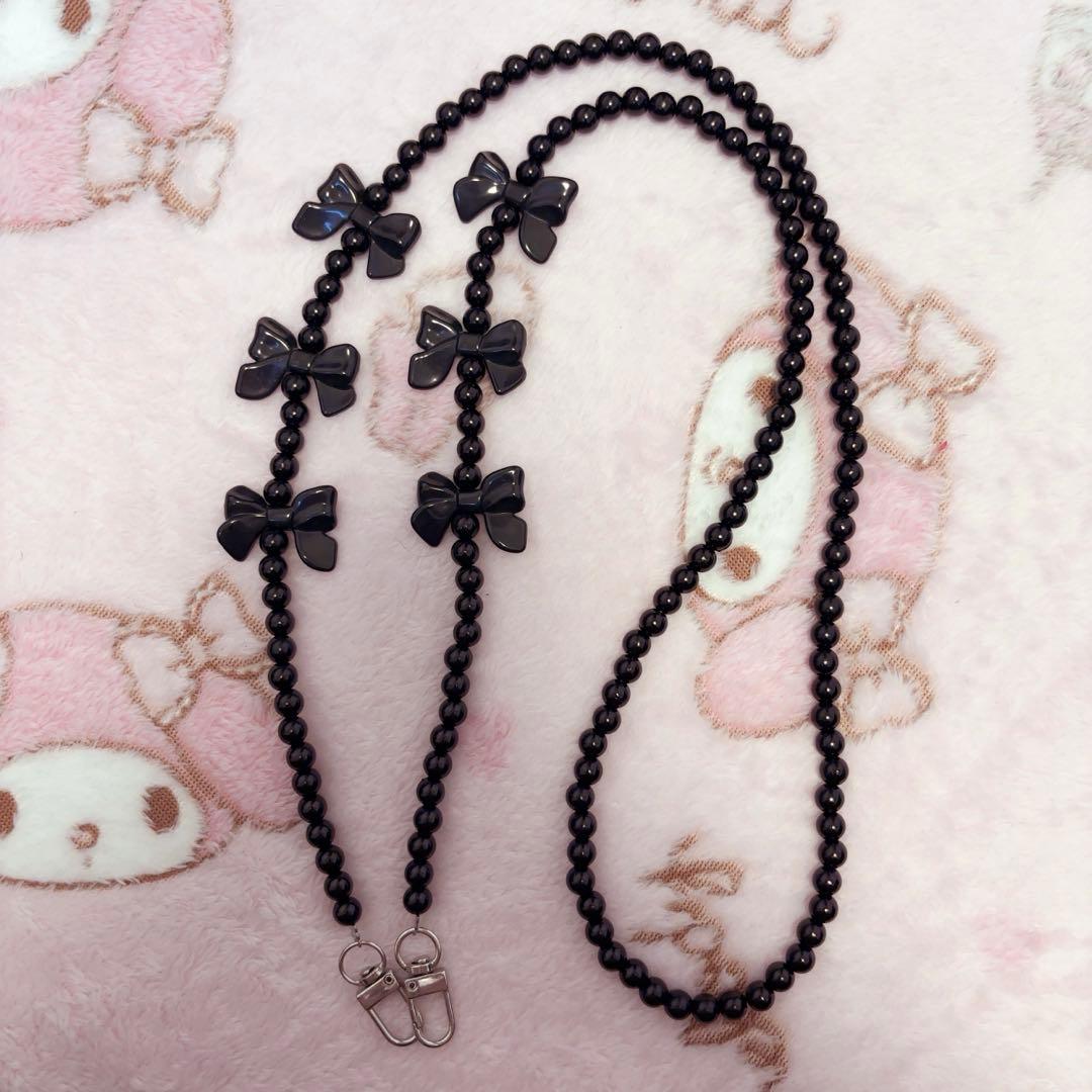 ぬい服 20cm 猫耳 赤 黒 リボン