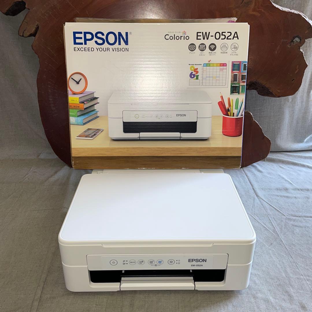 新品インク付き　カラリオ　インクジェットプリンター　EW-052A　エプソン